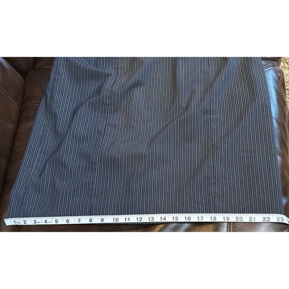 Alex Marie Straight Dress Cap Sleeve Light Black White Stripe Women's Size 14 - Picture 10 of 12